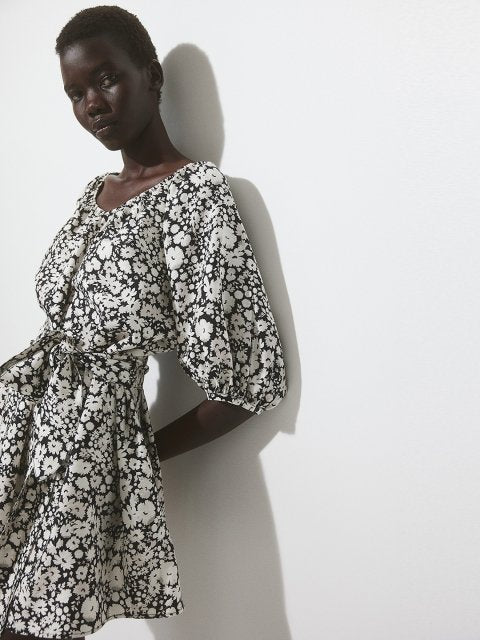 H&M Women Tie-Belt Dress