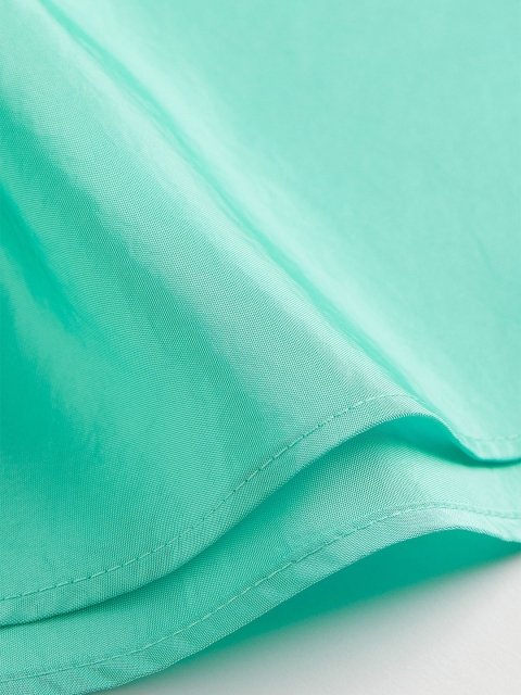 H&M Women Turquoise Blue Solid V-Neck Dress