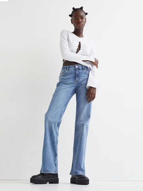 H&M Women White Cut-Out Blouse