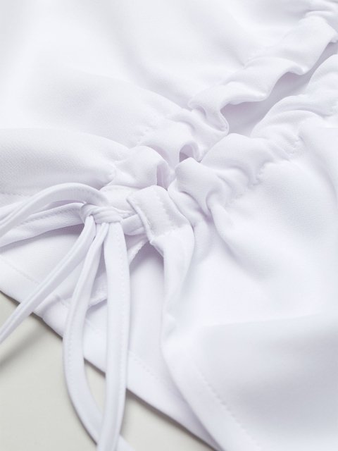 H&M Women White Cut-Out Blouse