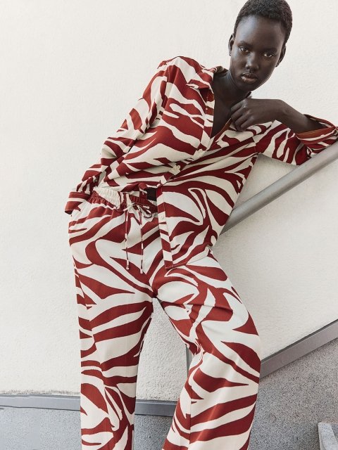 H&M Women Wide Pull-On Trousers