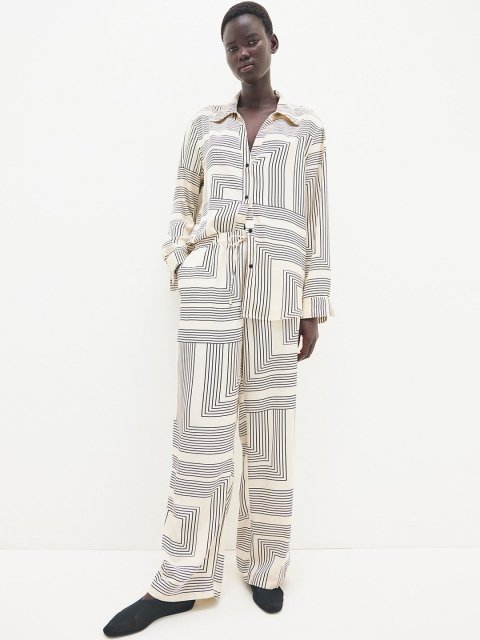 H&M Women Wide Pull-On Trousers