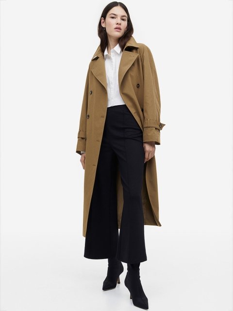 H&M Women Wide Tailored Trousers