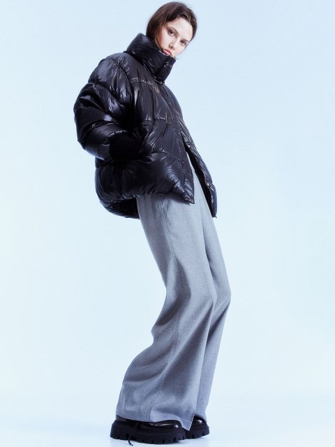 H&M Women Wide Tailored Trousers