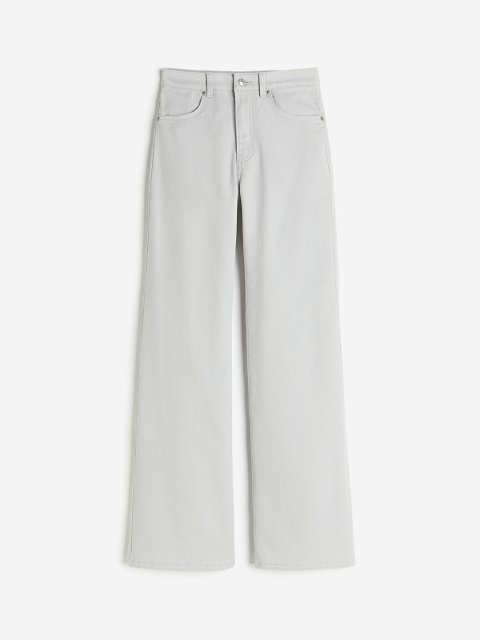 H&M Women Wide Twill Trousers