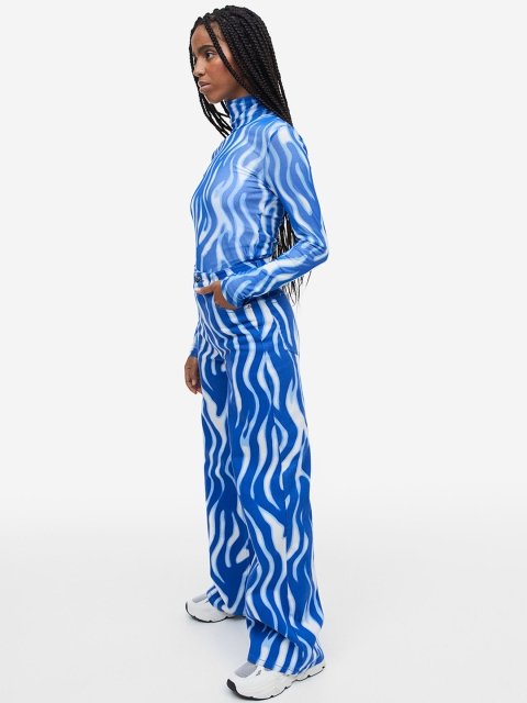 H&M Women Wide Twill Trousers