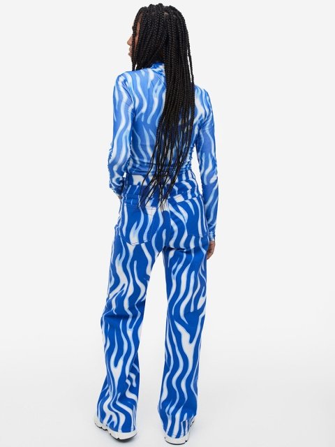 H&M Women Wide Twill Trousers