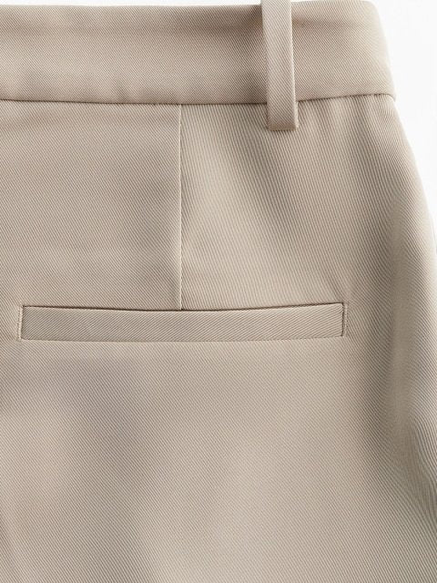 H&M Women Wide Twill Wide Leg Trousers