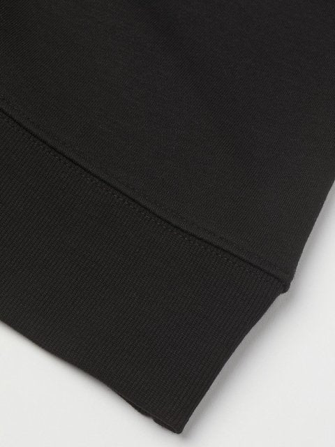 H&M Womens Black Sweatshirt Dress