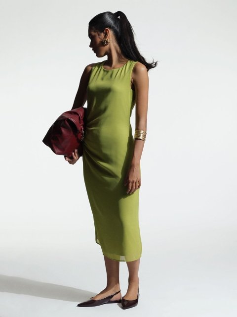 H&M Woven Ladies A-Line Dress