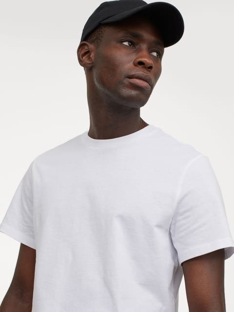 HM Men 3-Pack Cotton Pure Cotton T-shirts
