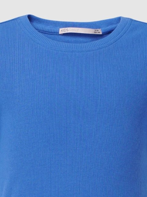 KIDS ONLY Girls Blue Solid T-shirt