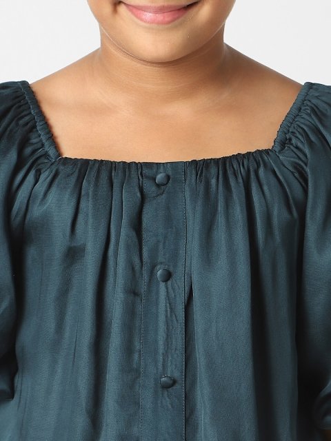KIDS ONLY Girls Green Blouson Top