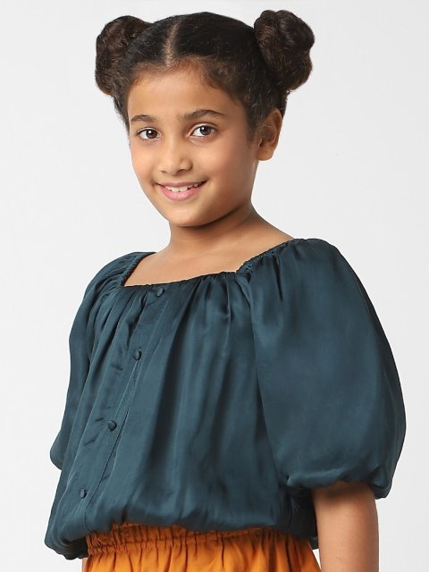KIDS ONLY Girls Green Blouson Top