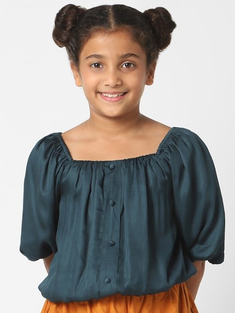 KIDS ONLY Girls Green Blouson Top