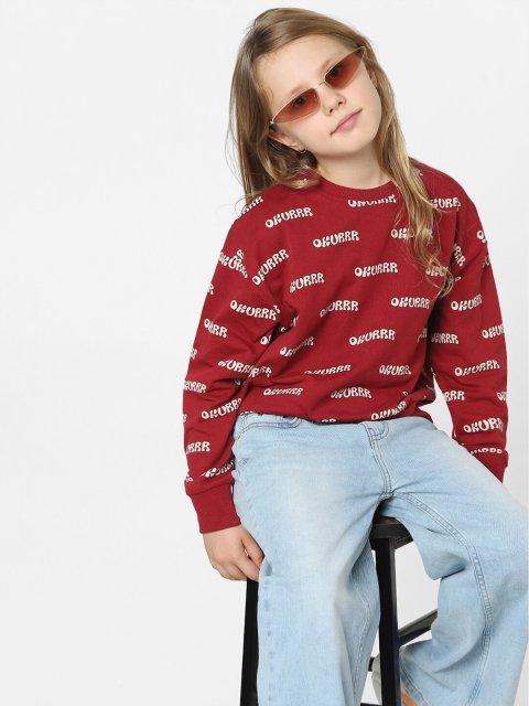 KIDS ONLY Girls Printed Sweatshirt