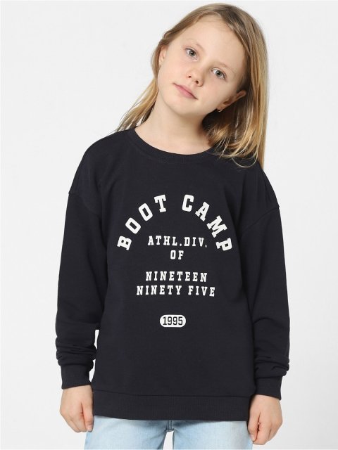 KIDS ONLY Girls Printed Sweatshirt KOGZIGGY L/S COLLEGE O