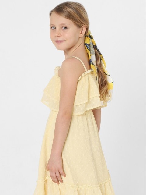 KIDS ONLY Girls Yellow Layered Dress