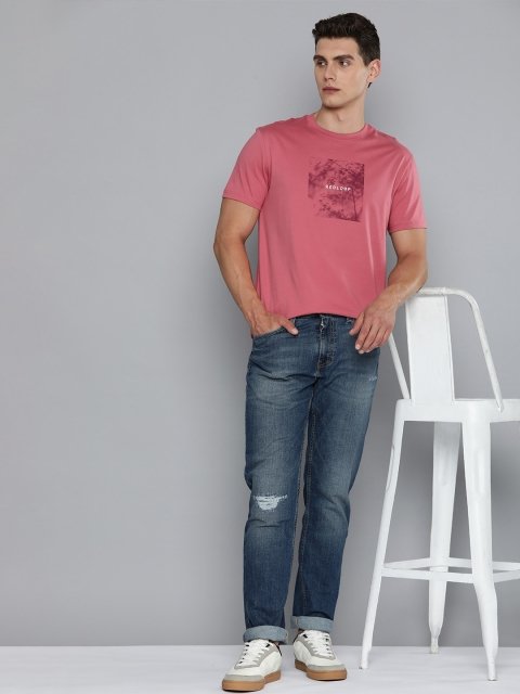 Levis Men 511 Slim Fit Low Distress Light Fade Stretchable Low-Rise Jeans