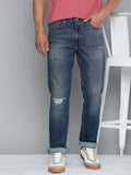 Levis Men 511 Slim Fit Low Distress Light Fade Stretchable Low-Rise Jeans