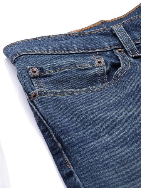 Levis Men 511 Slim Fit Low-Rise Light Fade Stretchable Jeans