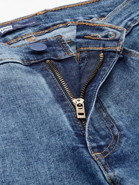 Levis Men 511 Slim Fit Low Rise Light Fade Stretchable Jeans