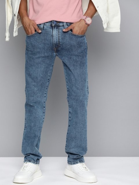 Levis Men 511 Slim Fit Low Rise Light Fade Stretchable Jeans