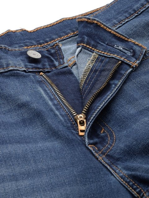 Levis Men 511 Slim Fit Low-Rise Light Fade Stretchable Jeans