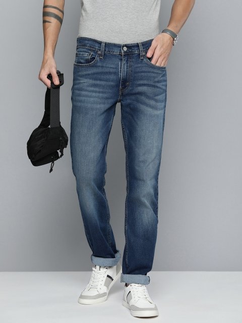 Levis Men 511 Slim Fit Low-Rise Light Fade Stretchable Jeans