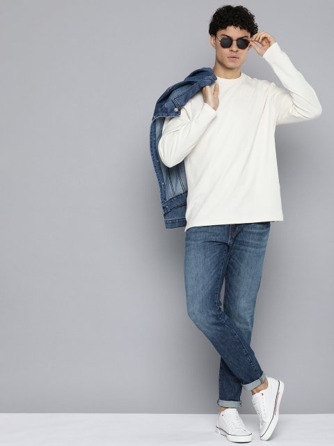Levis Men 512 Slim Tapered Fit Heavy Fade Stretchable Jeans