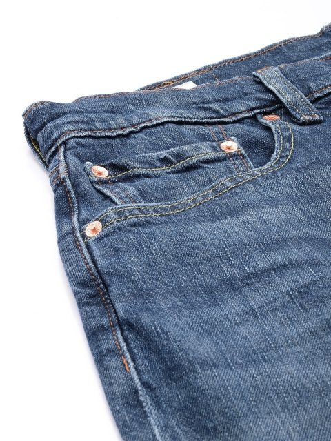 Levis Men 512 Slim Tapered Fit Heavy Fade Stretchable Jeans