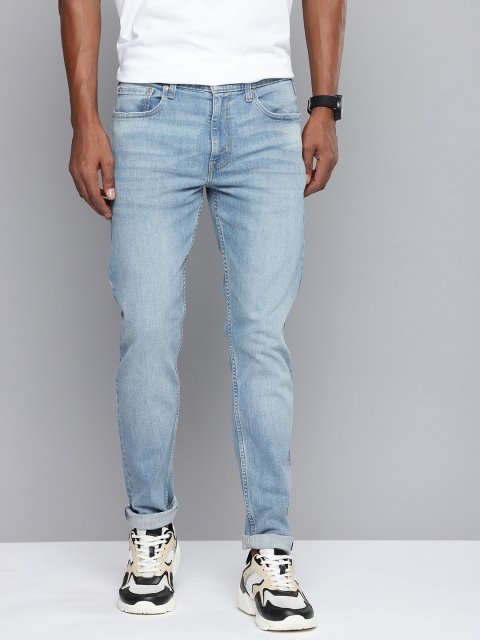 Levis Men 512 Tapered Fit Light Fade Stretchable Jeans