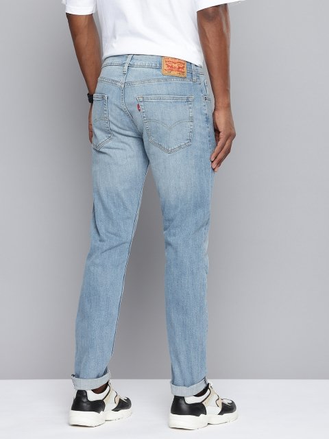 Levis Men 512 Tapered Fit Light Fade Stretchable Jeans
