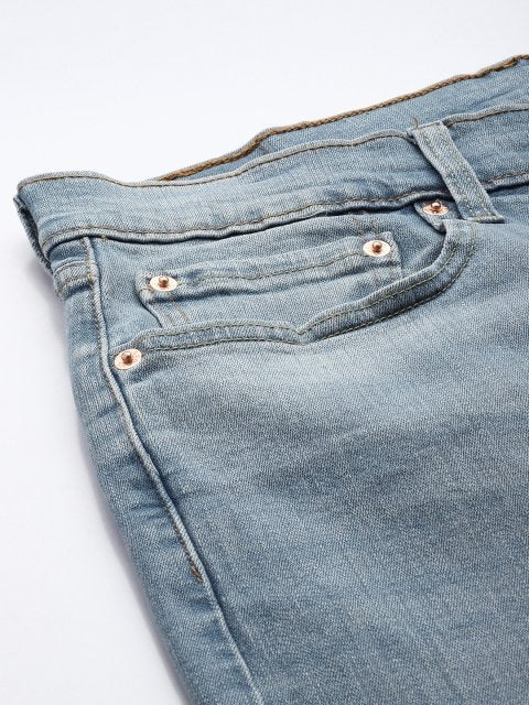 Levis Men 512 Tapered Fit Light Fade Stretchable Jeans