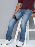 Levis Men 513 Slim Straight Fit Heavy Fade Stretchable Low Rise Jeans