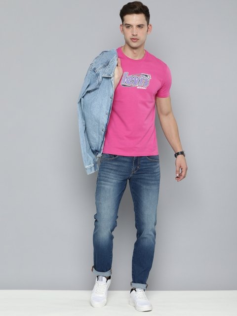 Levis Men Light Fade Stretchable Slim Fit Jeans