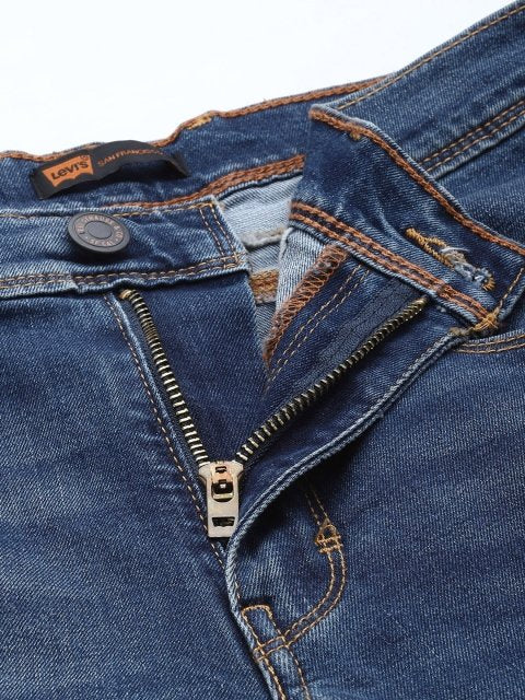 Levis Men Light Fade Stretchable Slim Fit Jeans