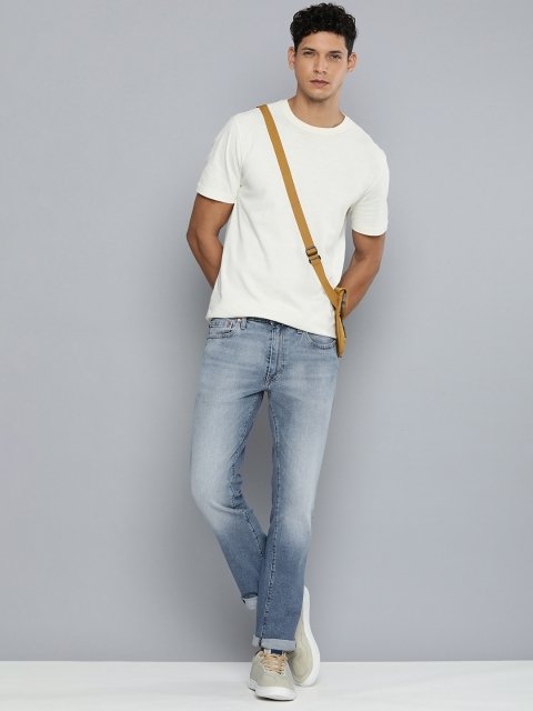Levis Men Mid-Rise 511 Slim Fit Heavy Fade Stretchable Jeans