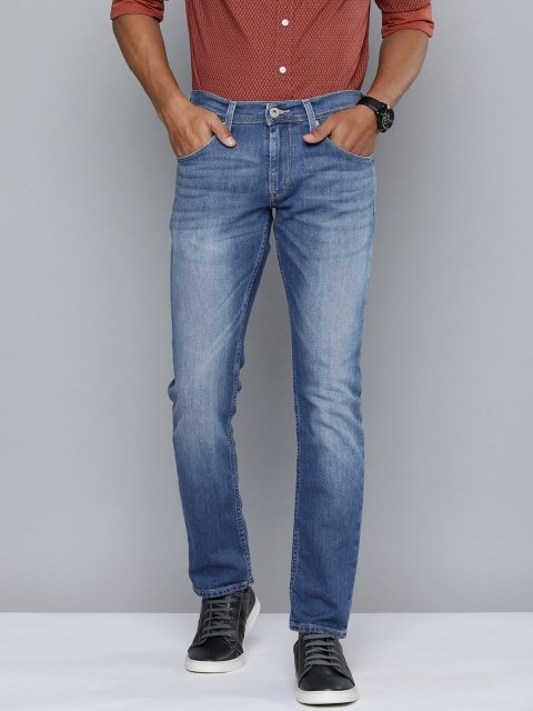 Levis Men Skinny Fit Heavy Fade Stretchable Mid-Rise Jeans