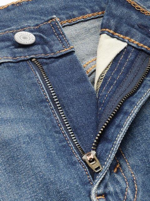 Levis Men Slim Fit Heavy Fade Stretchable Jeans
