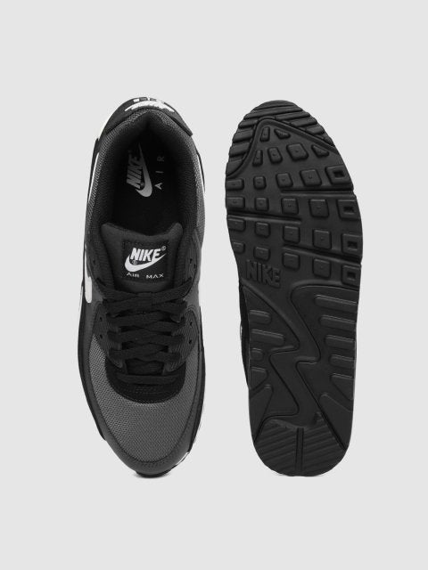 Nike Men Black AIR MAX 90 Running Shoes