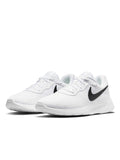 Nike Men White & Black Woven Design Tanjun Brand Logo Print Sneakers