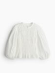 H&M Balloon Sleeves Smocked Tops