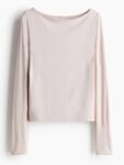 H&M Boat Neck Seamless DryMove Tops