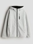 H&M Boys Heavy Jersey Zip-Through Hoodie