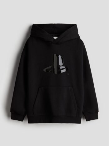 H&M Boys Motif-Detail Hoodie Sweatshirts