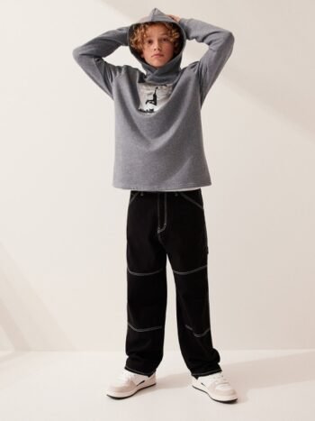 H&M Boys Printed Hoodie