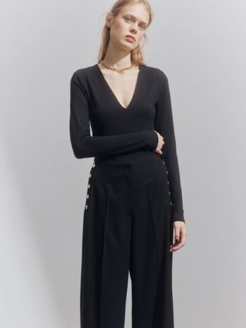 H&M Button-Details Trousers