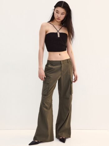 H&M Canvas Cargo Trousers