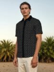 H&M Crochet Short Sleeve Shirt